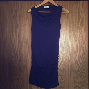 Velvet brand Bodycon Navy Blue Cotton Dress